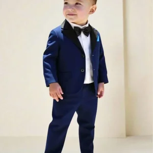 2-Piece Navy Blue Formal Suit