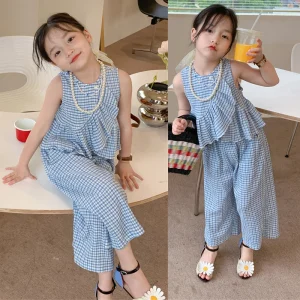 2-8 Years Summer Girls Clothing Set