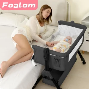 3 in 1 Baby Bassinet Bedside Sleeper, Easy to Assemble
