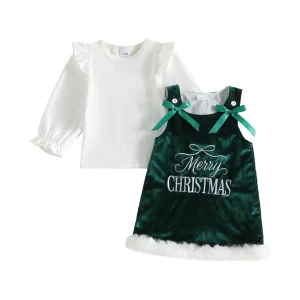 Tops Velvet Overalls Christmas Dress Sleeve Christmas Outfits Long Christmas Outfits Outfits Overalls