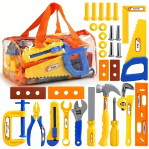10/19/30Pcs Kids Pretend Play Tool Box Set, Realistic Simulation Tools