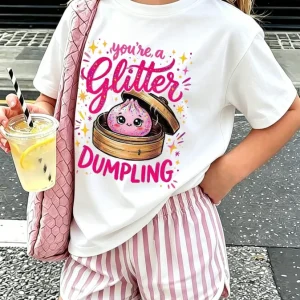 Tween Girl One-Piece Printed Pullover  T-Shirt